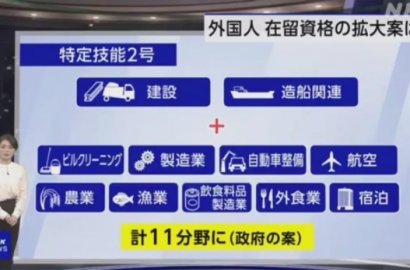 日本特定技能確定追加4個(gè)職種，現(xiàn)共計(jì)16個(gè)職種！